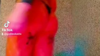Perfec Dominator Californalatex and Mistress Karix show fetish bdsm and penis destruction compilatio