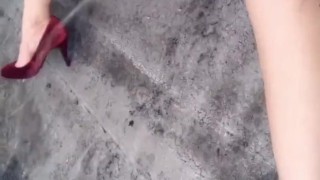 power pissing on the roof 