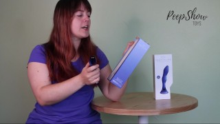 Toy Review - Chrystalino Gallant Blue Glass Curved Dildo Wand, Courtesy of Peepshow Toys!