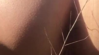 Hotwife Julia taking a pee in nature