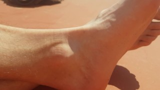 Sunbathing Feet Show