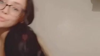 Slut Girlfriend Gives Herself Orgasm With Tits Out While I'm Gone