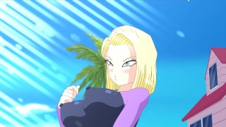 Android Quest For The Balls - Dragon Ball Part 1 - Android 18 Having Fun