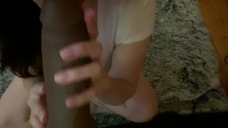 BBC Sloppy POV Blowjob