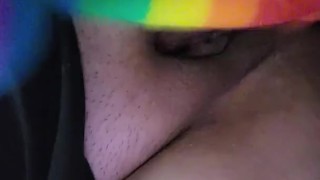 BBW xxKittens submissive neko girl quick fuck & cummies, moaning