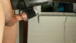 Fleshlight Launch under table handy