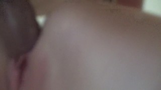 Extreme close up neighbors wifes pussy fuck with loud female moaning