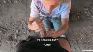 CZECH HUNTER 554 - Hunk Twink Busts A Nut On His Stomach While Getting His Ass Fucked