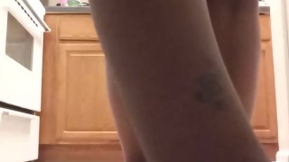 Bbw Jiggle while Doin Dishes