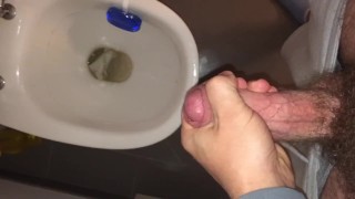 Dick play before shower