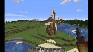 How to easily build a Windmill in Minecraft (tutorial)