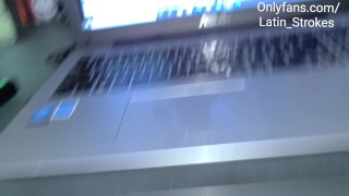 Sexy Latina sucking 2 Cocks makes Latin guy cum 4k