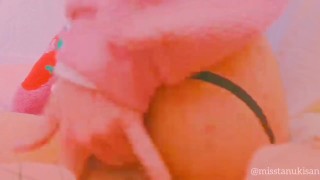 Amateur asian girl masturbates and fingering wet Pink pussy while parents are at home Uncensored