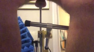 Straight male tries fucking machine