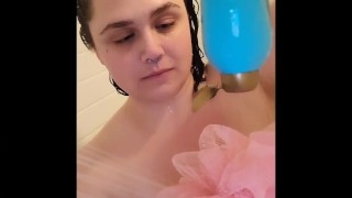 BBW xxkittens submissive neko girl fun shower & shave - smooth coochie