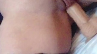 Incubus trans boy with womb tattoo practices riding to coax your cum