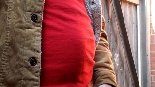 Ginger smoking and feeling playful at work