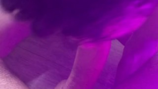 I sucked my friend's big uncircumcised cock and cummed a lot on it myself