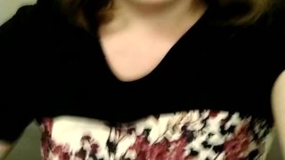 Dumb Whore Hits Herself and Tastes Her Piss on Plane
