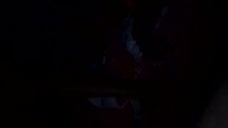 Asian GF Suckiing Cock in The Dark Night
