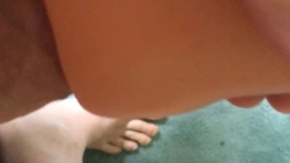 Guy Playing with Anal Fleshlite