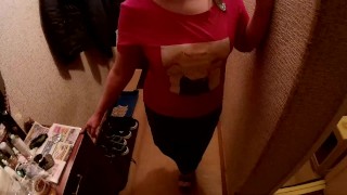 MOM'S FRIEND DOES A BLOWJOB