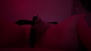 Baby girl makes herself squirt while daddies gone