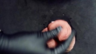 Unlocked from chastity for 90 minutes of edging and series of ruined orgasms