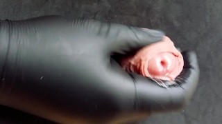 Unlocked from chastity for 90 minutes of edging and series of ruined orgasms