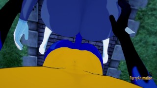 Pokemon Yaoi - Meowth Alola suck and is fucked by Lucario