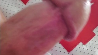 Dripping cumshot