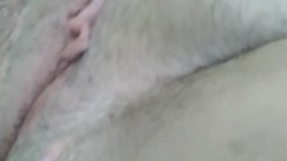 Close up pussy rub