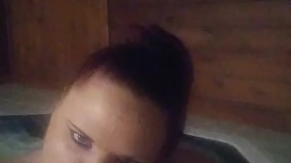 Titty Play, licking, slapping and rubbing - VivianDimondBBw