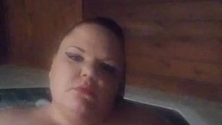 Titty Play, licking, slapping and rubbing - VivianDimondBBw
