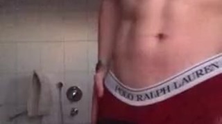 Releasing my big cock