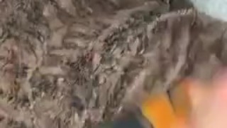 Sexy Tatted fat cock wank 