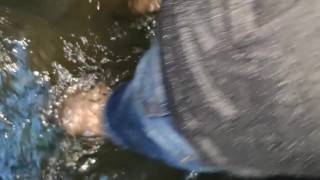 Wetting My Jeans Shorts In The Forest and Taking A Dip In The River