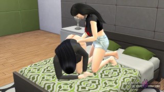 Two Horny Lesbian Girls Have Sex For Pleasure - Sexual Hot Animations