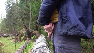 Enjoy the natural landscape while peeing