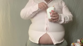 Burger King belly stuffing 
