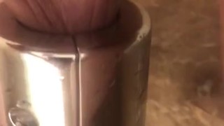 Ball Stretching Sexy Scrotum Skin Shower