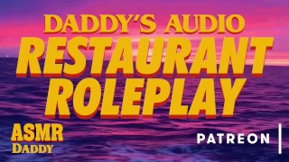 Depraved Daddy Creampies Good Girl Hard in Restaurant Bathroom (Public Sex / ASMR Audio)