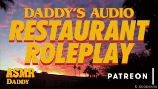 Depraved Daddy Creampies Good Girl Hard in Restaurant Bathroom (Public Sex / ASMR Audio)