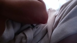 Fresh out the shower touching myself while my boyfriends asleep next to me