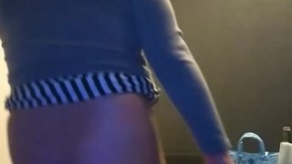 japanese crossdresser MILK waist swing dance