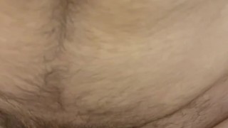 I cum over her pussy, she is a slut