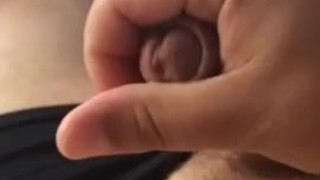 My boyfriend solo masturbating