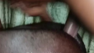 Servicing his pussy with my fat dick