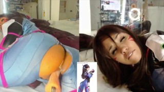 dva first time with fuck manchine squirt so hard in doggy overwacth