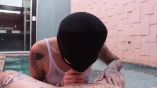 Petite Skinny blow me ! AHEGAO FACE PROSTATE MASSAGE CUMSHOT uncensored onlyfans @dark.paradise